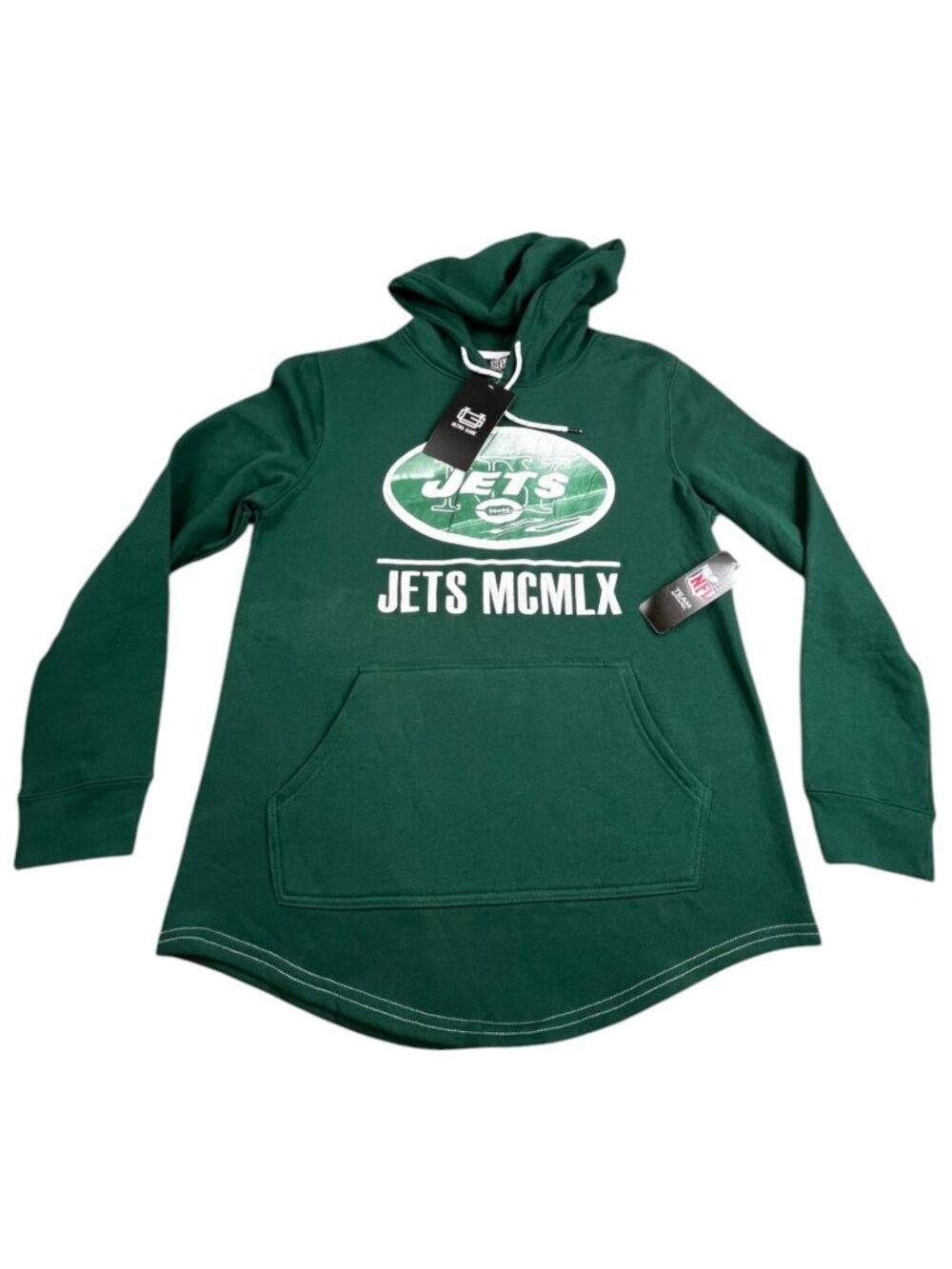 New York Jets Hoodie Men Medium Green NFL Team Apparel MCMLX Pullover Sweatshirt - Picture 1 of 9
